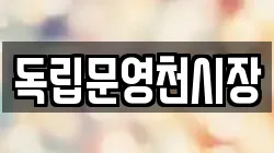 독립문영천시장
