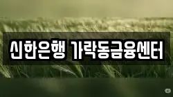 신한은행 가락동금융센터