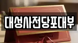 대성사전당포대부