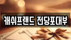 캐쉬프랜드 전당포대부
