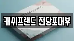캐쉬프랜드 전당포대부