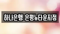 하나은행 은평뉴타운지점