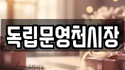 독립문영천시장