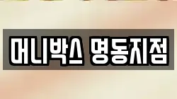 머니박스 명동지점