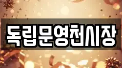 독립문영천시장