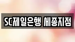 SC제일은행 세종지점