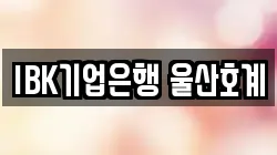 IBK기업은행 울산호계