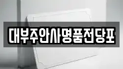 대부주안사명품전당포