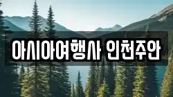 아시아여행사 인천주안