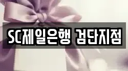 SC제일은행 검단지점
