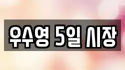 우수영 5일 시장