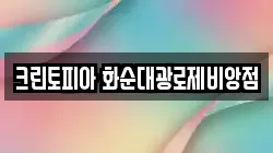 크린토피아 화순대광로제비앙점