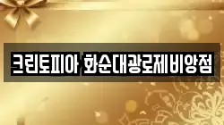 크린토피아 화순대광로제비앙점