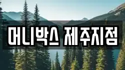 머니박스 제주지점