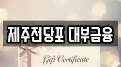 제주전당포 대부금융