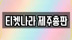 티켓나라 제주총판