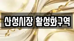 산성시장 활성화구역