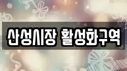 산성시장 활성화구역