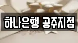 하나은행 공주지점