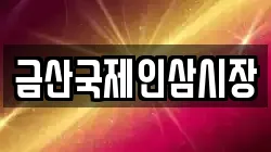 금산국제인삼시장