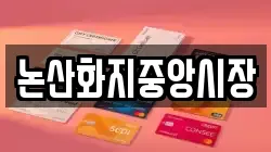 논산화지중앙시장