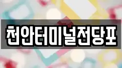 천안터미널전당포