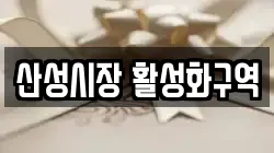 산성시장 활성화구역