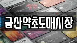 금산약초도매시장