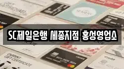 SC제일은행 세종지점 홍성영업소