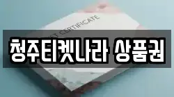 청주티켓나라 상품권