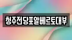 청주전당포알베르토대부